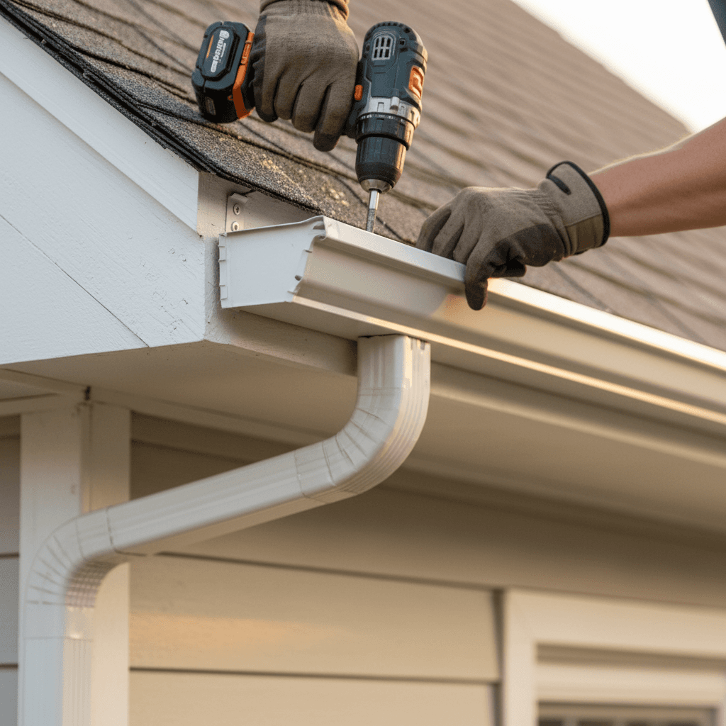 Professional gutter cleaning service