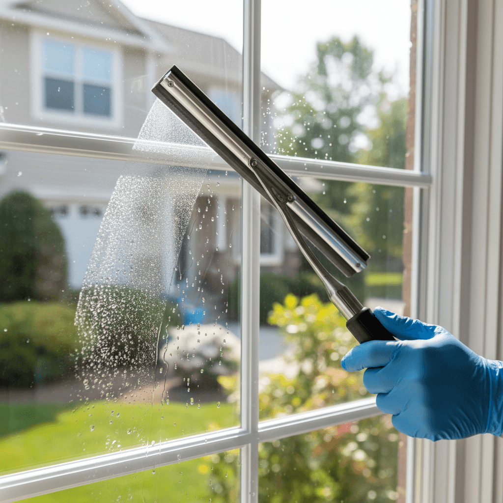 Crystal-clear window cleaning service